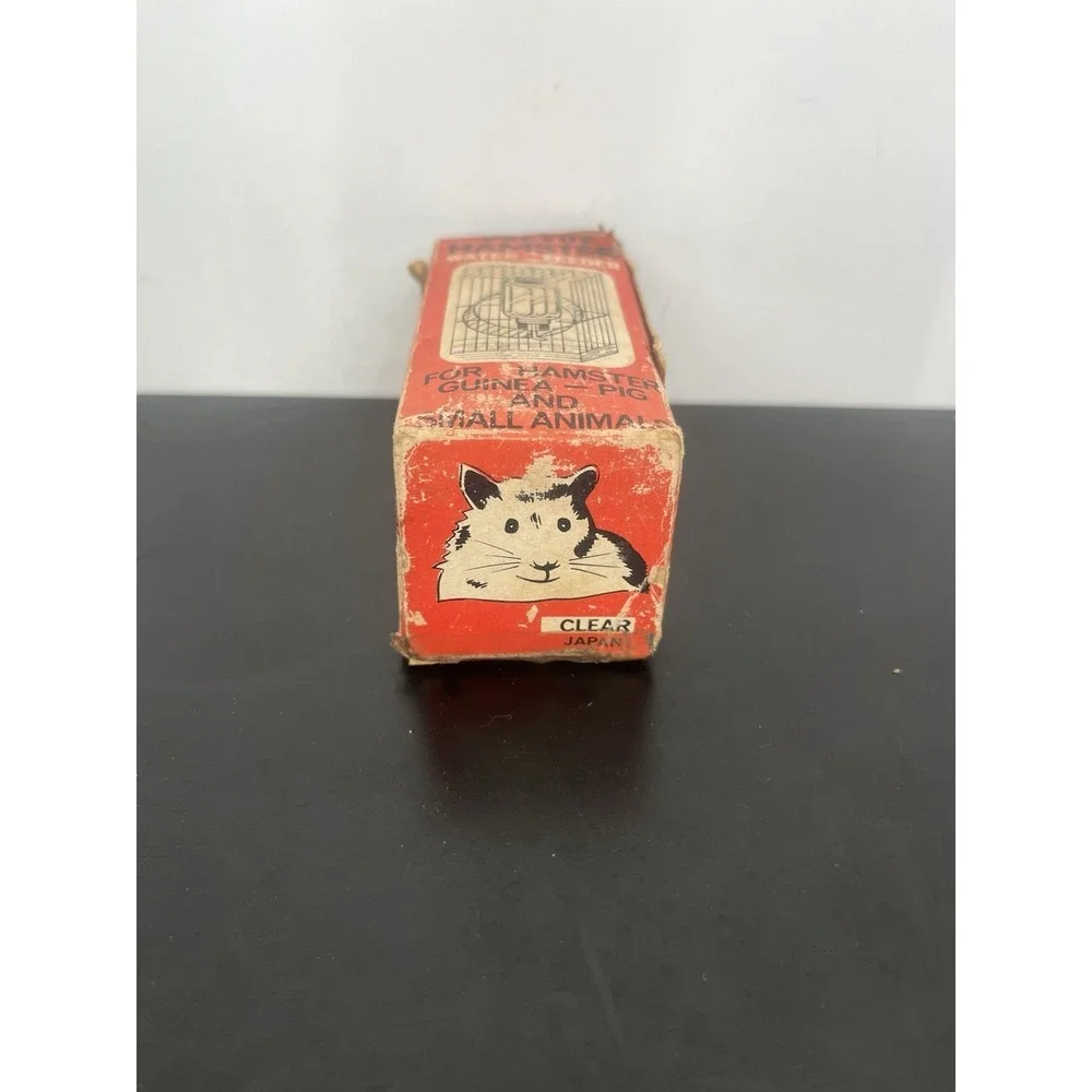 Vintage Hamster Water Feeder w/ Original Box Advertising Animals Vet Pet